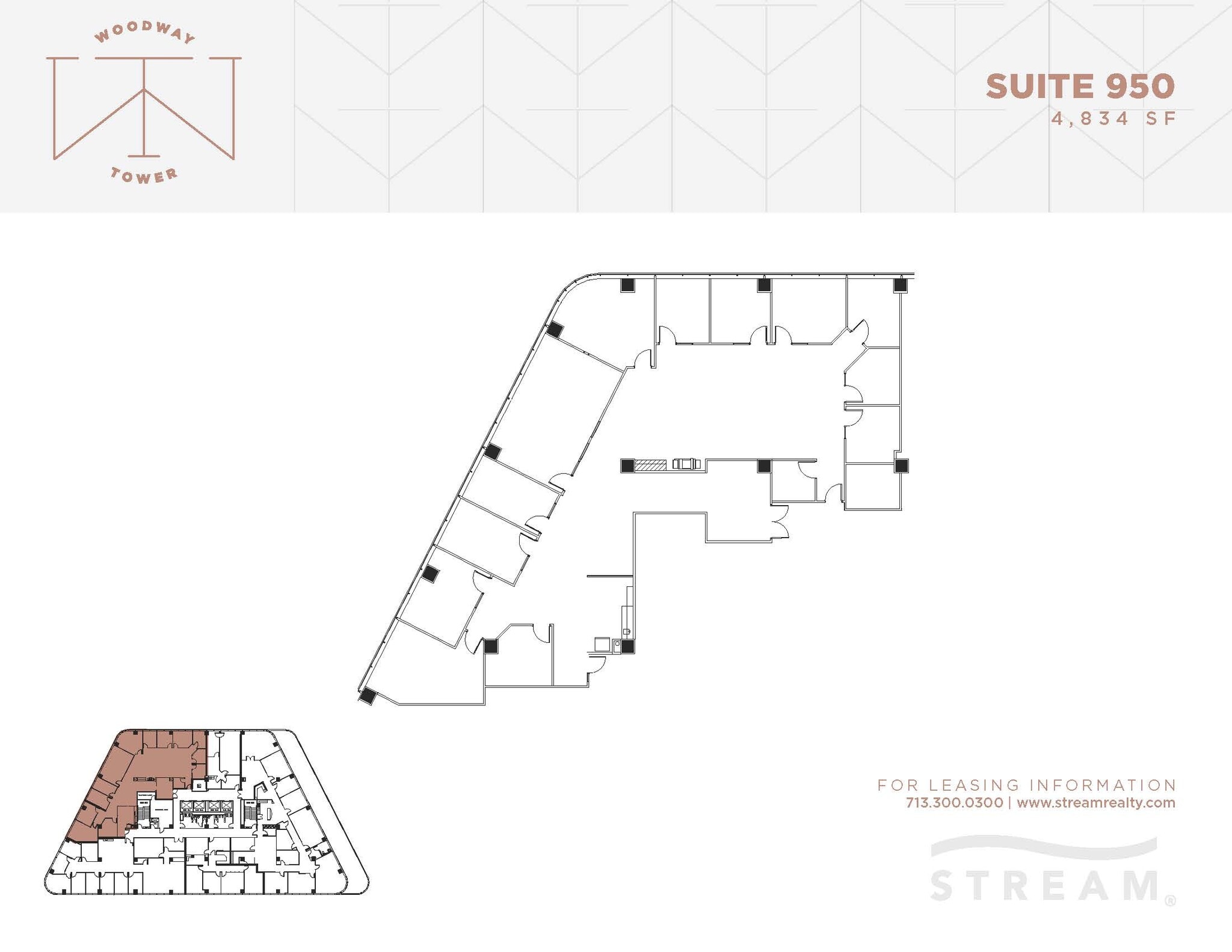 6363 Woodway Dr, Houston, TX for lease Floor Plan- Image 1 of 1