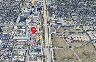 2900 W Sam Houston Pky S, Houston, TX - AÉRIEN Vue de la carte - Image1