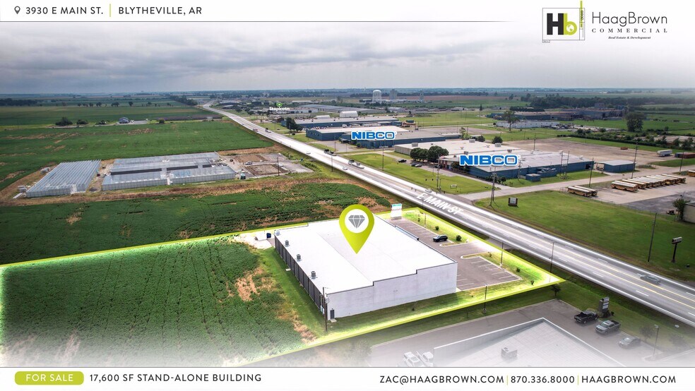 3930 E Main St, Blytheville, AR à vendre - Aérien - Image 3 de 3