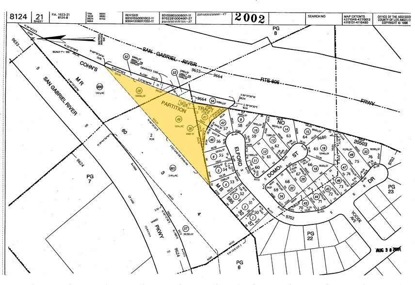 3660 San Gabriel River Pky, Pico Rivera, CA à louer - Plan cadastral - Image 2 de 2