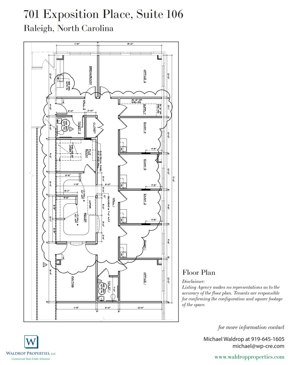 701 Exposition Pl, Raleigh, NC for lease Floor Plan- Image 1 of 1