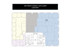 100 Front St, Worcester, MA à louer Plan d’étage- Image 1 de 1