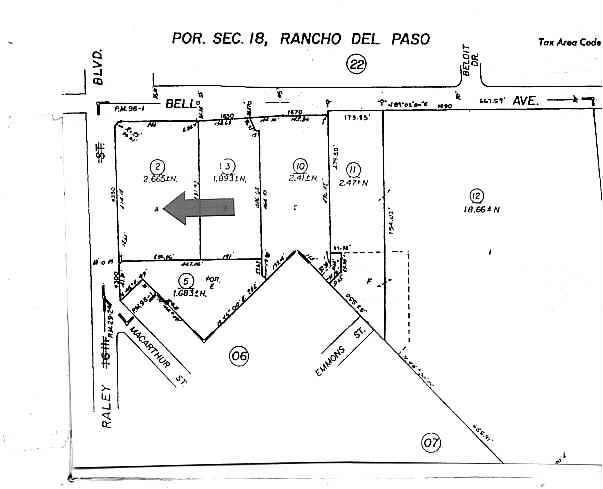 4350 Raley Blvd, Sacramento, CA à louer - Plan cadastral - Image 3 de 3