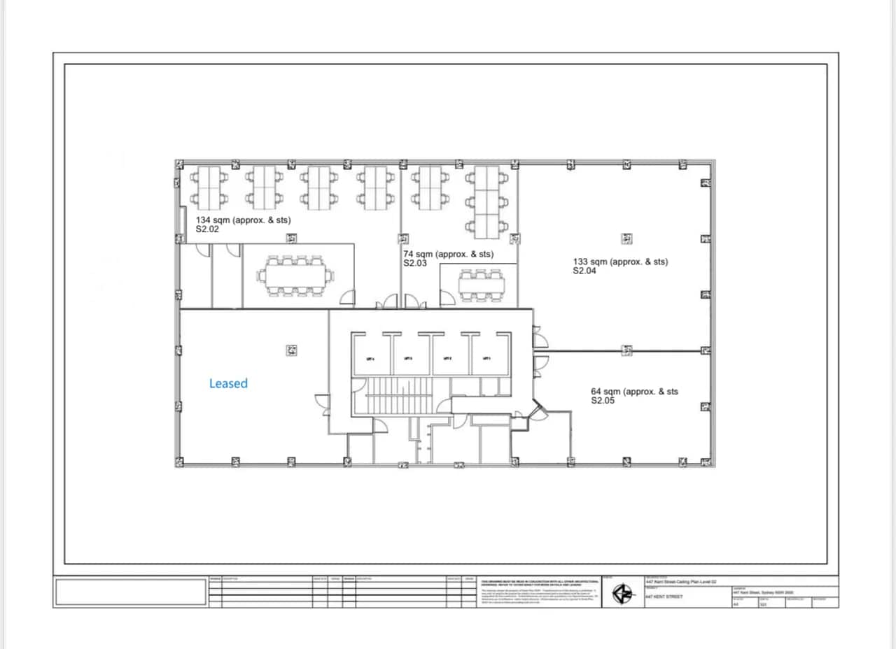 447 Kent St, Sydney à louer Plan d’étage- Image 1 de 1
