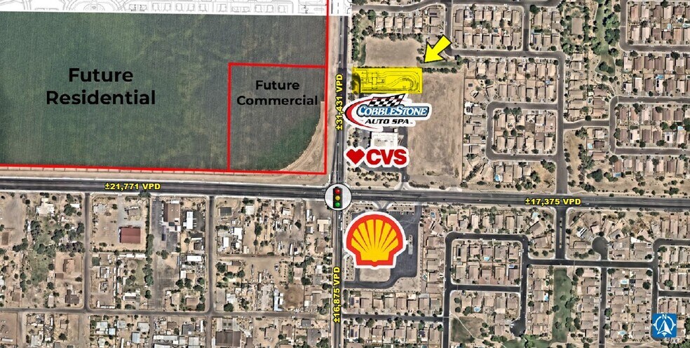 NE 67th Ave & Lower Buckeye Rd, Phoenix, AZ à louer - Photo du bâtiment - Image 1 de 4