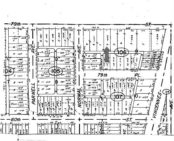 441-443 W 79th St, Chicago, IL à vendre - Plan cadastral - Image 3 de 3