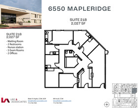 6550 Mapleridge St, Houston, TX à louer Plan d’étage- Image 1 de 1