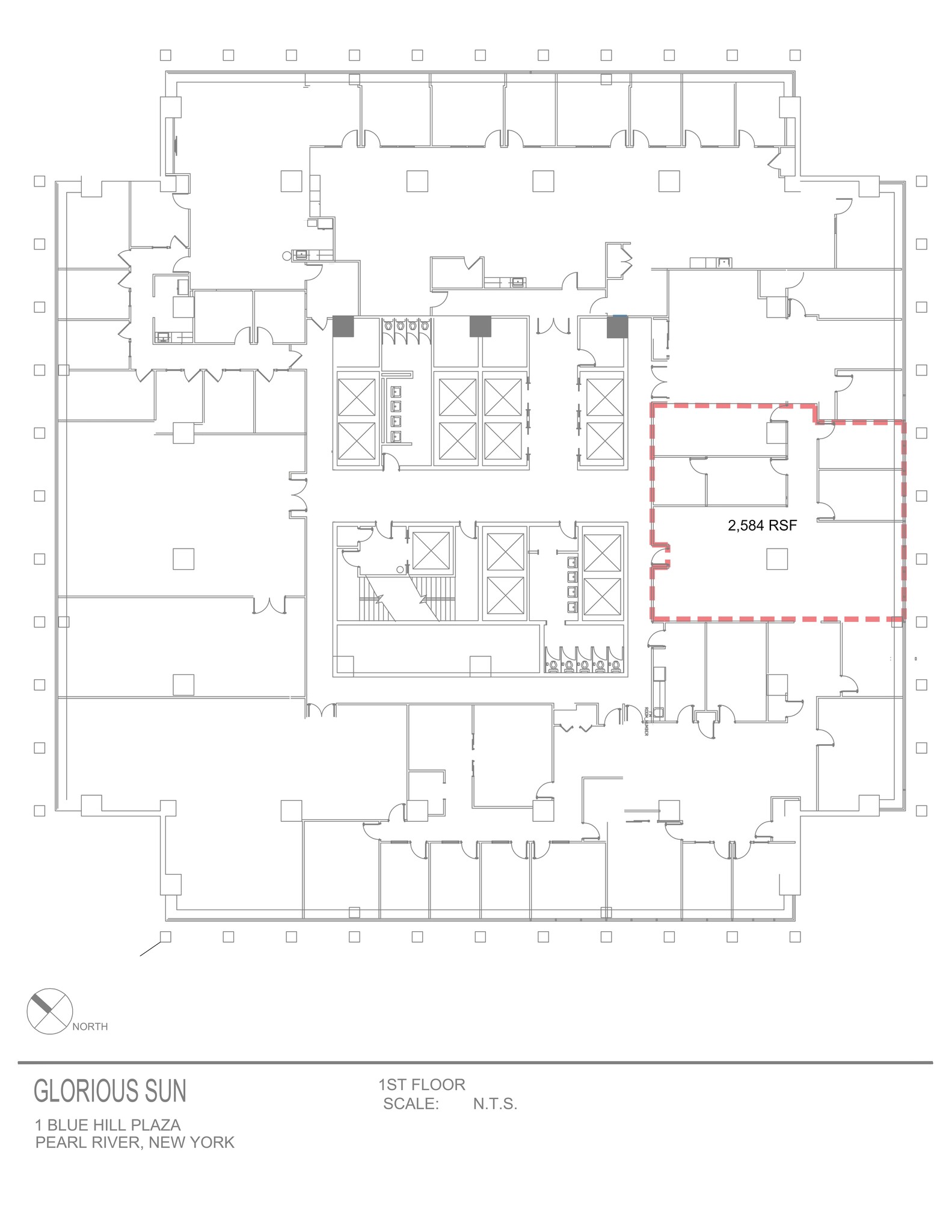 1 Blue Hill Plz, Pearl River, NY à louer Plan de site- Image 1 de 1