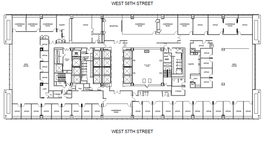 9 W 57th St, New York, NY à louer Plan d’étage- Image 1 de 13