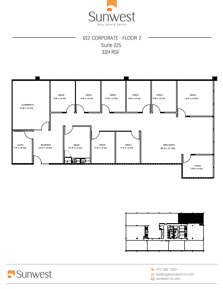 1212 Corporate Dr, Irving, TX à louer Plan d  tage- Image 1 de 1