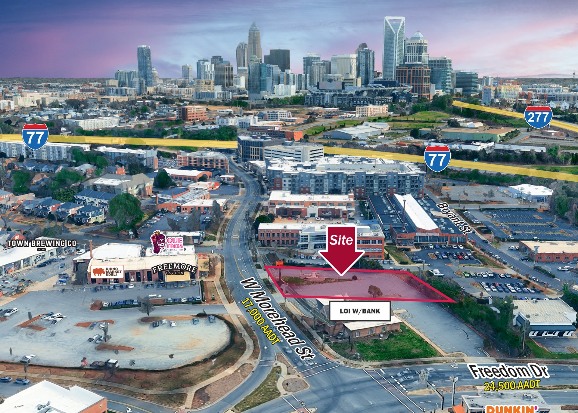 West Morehead St, Charlotte, NC for lease Primary Photo- Image 1 of 3