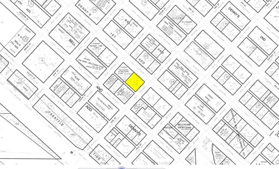 88 Vine St, Seattle, WA à louer - Plan cadastral - Image 2 de 2