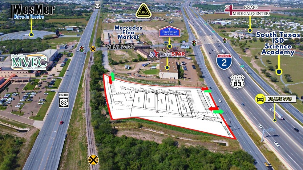 TBD E Expressway 83, Mercedes, TX à louer - Photo du bâtiment - Image 3 de 8