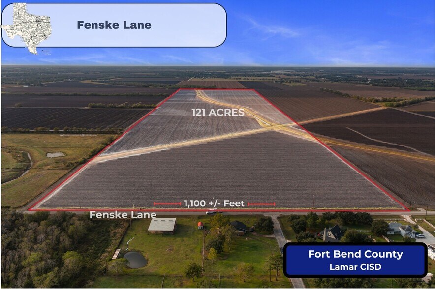 0 Fenske Lane, Needville, TX à vendre - Aérien - Image 2 de 11