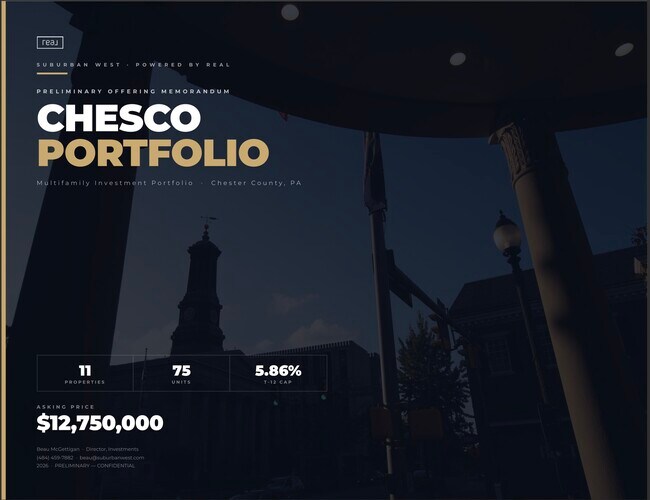 More details for Chester County, PA Multifamily Portfolio – for Sale