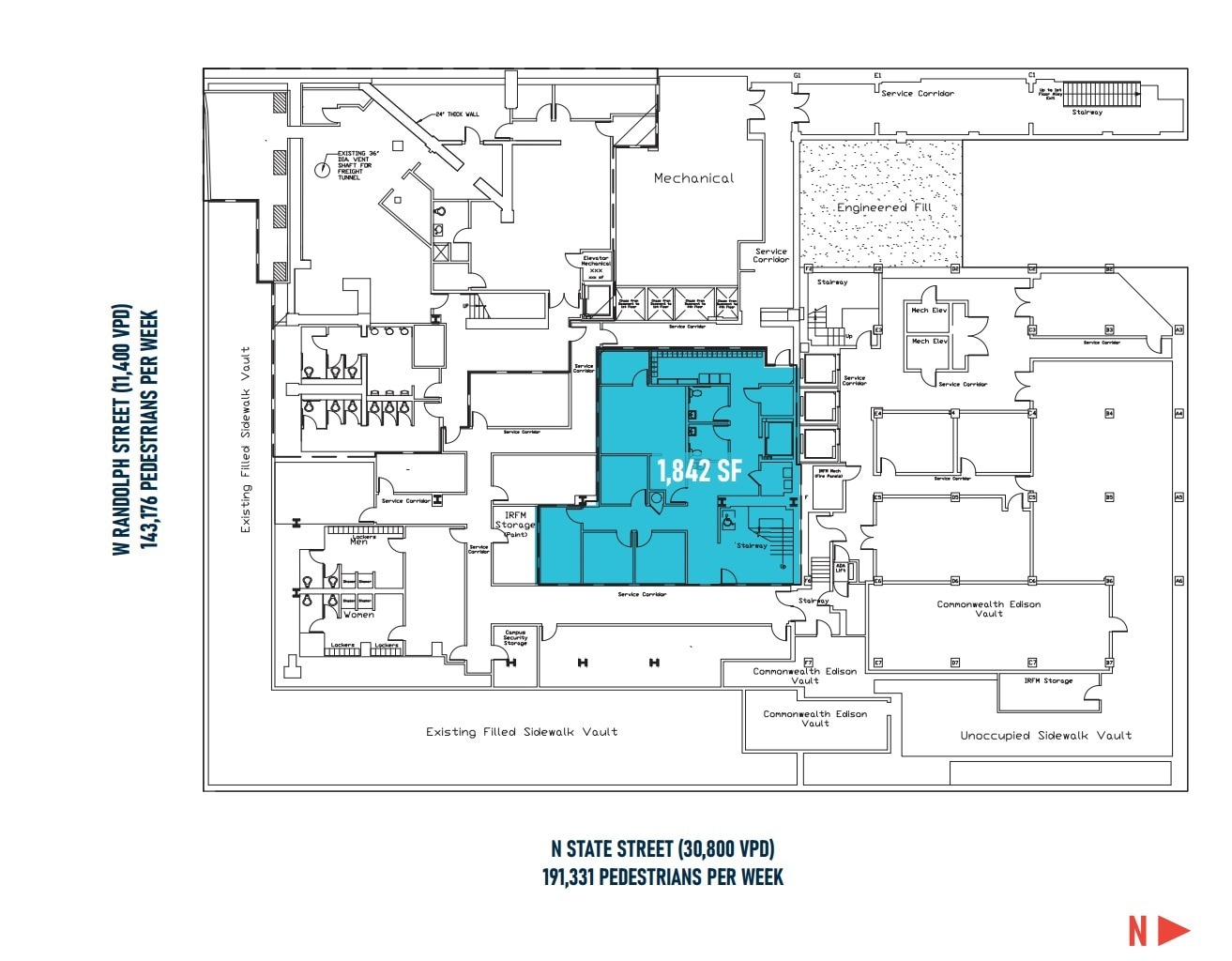 150 N State St, Chicago, IL for lease Floor Plan- Image 1 of 1