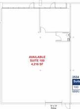 2534-2568 Industrial Blvd, West Sacramento, CA à louer Plan d’étage- Image 1 de 2