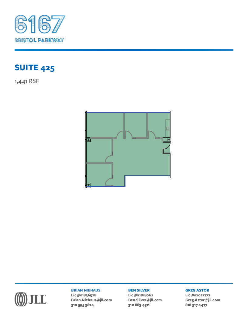 6167 Bristol Pky, Culver City, CA for lease Floor Plan- Image 1 of 1