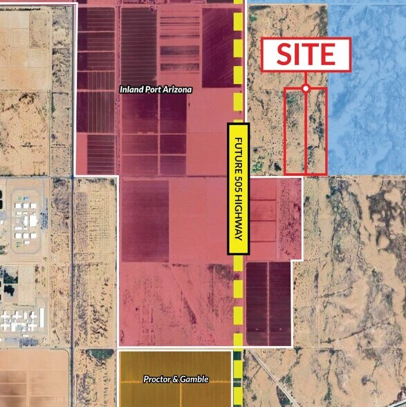 NEC Hanna & Vail Rd, Eloy, AZ à vendre - Aérien - Image 3 de 4