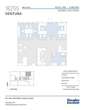 16255 Ventura Blvd, Encino, CA à louer Plan d’étage- Image 1 de 1