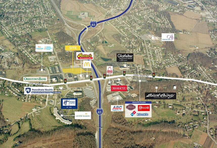 Pine Grove Rd, York, PA à vendre - Aérien - Image 2 de 3