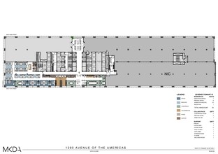 1290 Avenue of the Americas, New York, NY à louer Plan d’étage- Image 2 de 2