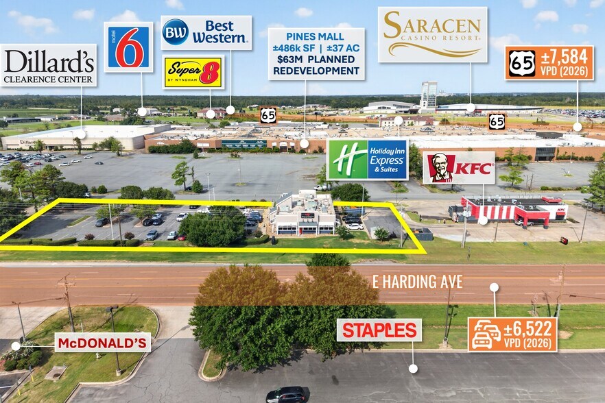 3000 Pines Mall Dr, Pine Bluff, AR à vendre - Photo du bâtiment - Image 2 de 12
