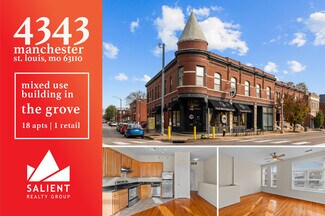 Plus de détails pour 4343-4353 Manchester Ave, Saint Louis, MO - Multi-résidentiel à vendre