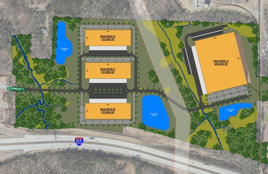 121 E Elmsley Dr, Greensboro, NC à louer - Photo du bâtiment - Image 3 de 8