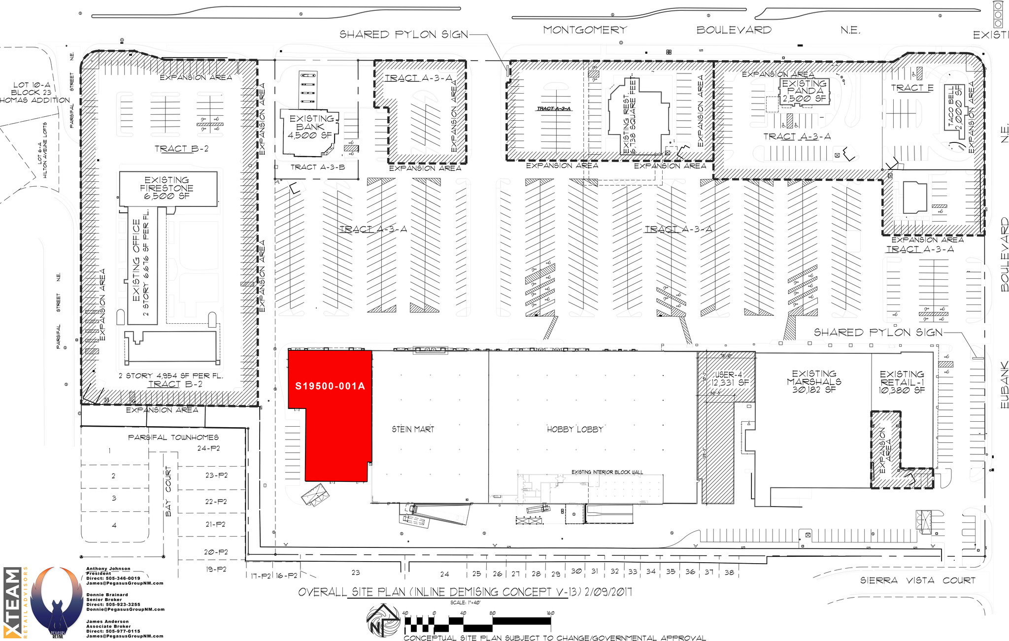 9500 Montgomery Blvd NE, Albuquerque, NM à louer Plan de site- Image 1 de 1