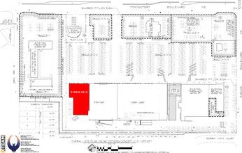 9500 Montgomery Blvd NE, Albuquerque, NM à louer Plan de site- Image 1 de 1