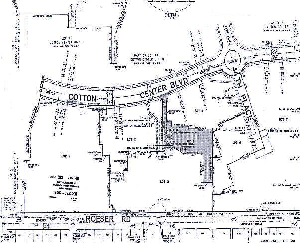 4323 E Cotton Center Blvd, Phoenix, AZ à louer - Plan cadastral - Image 3 de 4