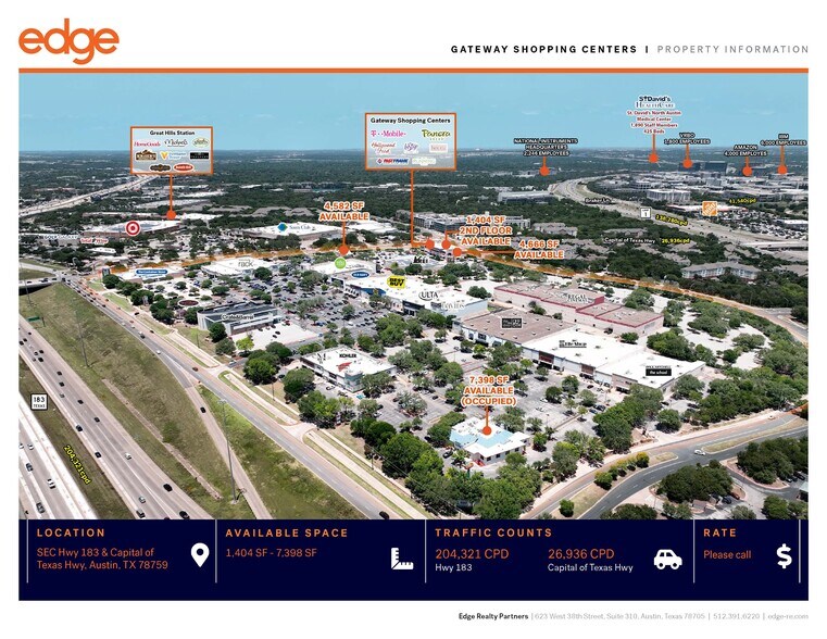 9607 Research Blvd, Austin, TX à louer - Photo du bâtiment - Image 3 de 9