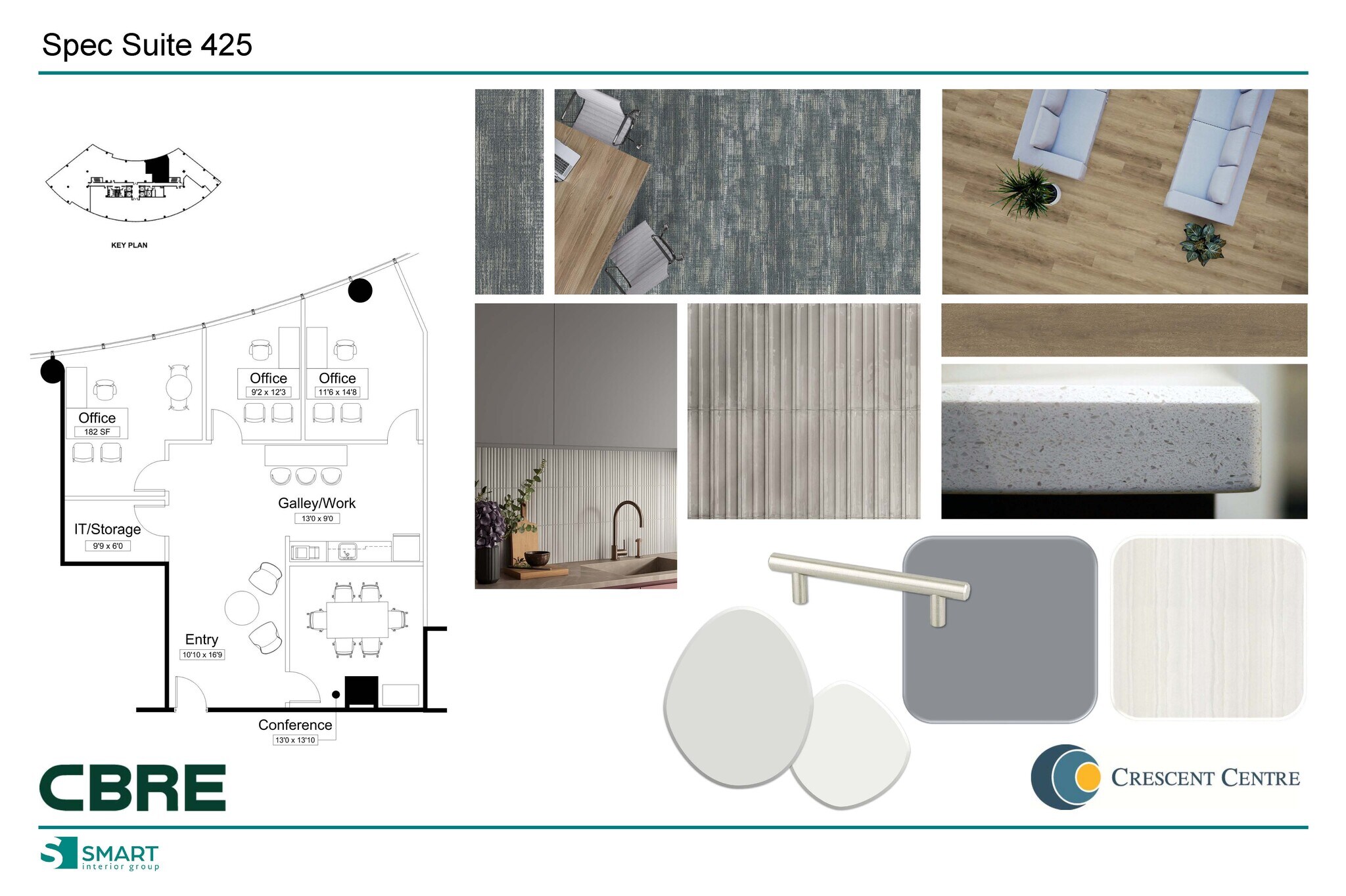 100 Crescent Centre Pky, Tucker, GA for lease Floor Plan- Image 1 of 2