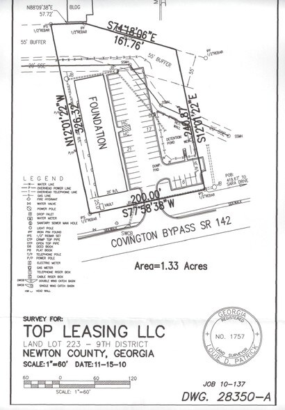 10714 Covington by Pass Rd, Covington, GA à vendre - Plan cadastral - Image 2 de 5