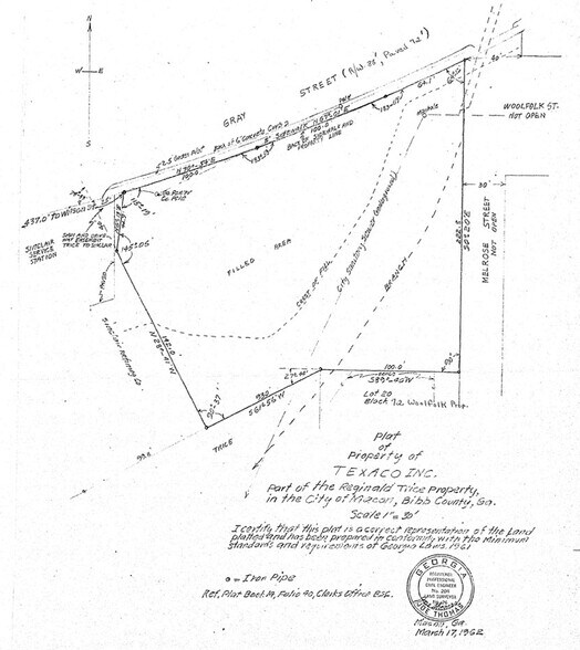 727 Gray Hwy, Macon-Bibb, GA à vendre - Plan cadastral - Image 2 de 3