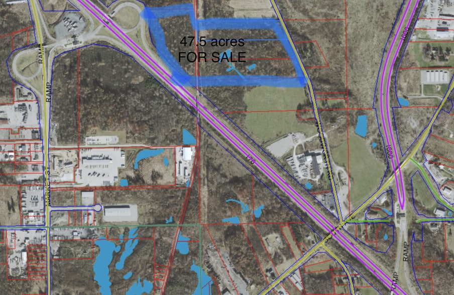 Woodworth Rd, North Lima, OH for sale - Aerial - Image 1 of 2