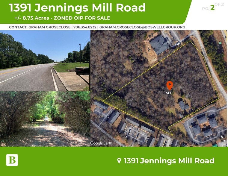1391 Jennings Mill Rd, Watkinsville, GA à vendre - Photo du bâtiment - Image 2 de 3