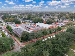 3736 Gentilly Blvd, New Orleans, LA - AERIAL  map view