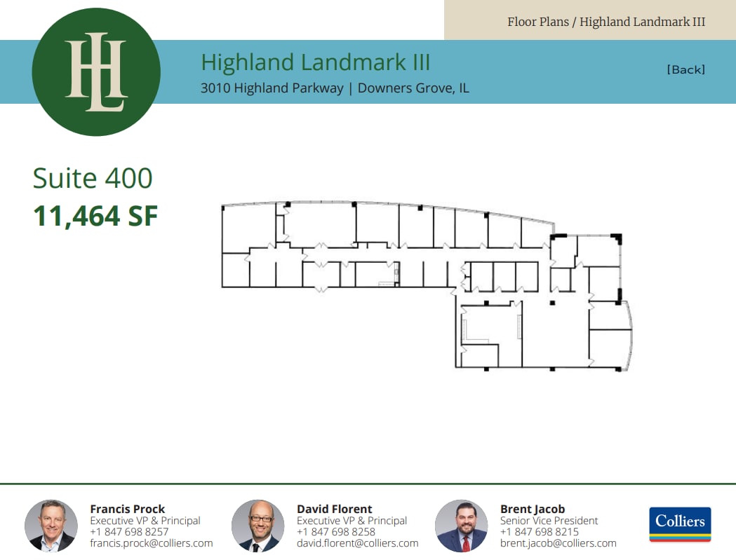 3010 Highland Pky, Downers Grove, IL à louer Plan d’étage- Image 1 de 1