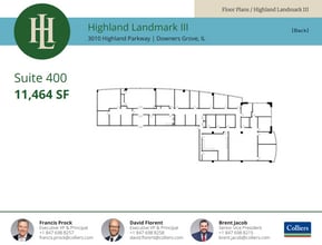 3010 Highland Pky, Downers Grove, IL à louer Plan d’étage- Image 1 de 1