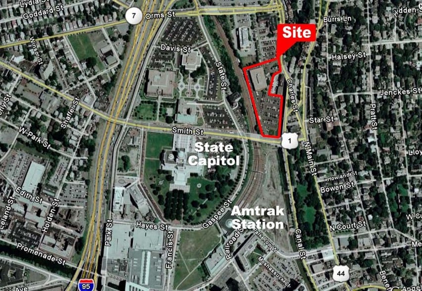 10 Charles St, Providence, RI for lease - Aerial - Image 2 of 2