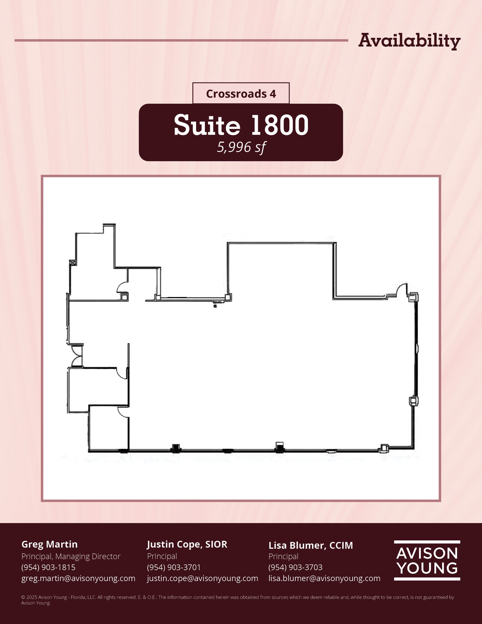 8050 SW 10th St, Plantation, FL for lease Floor Plan- Image 1 of 1