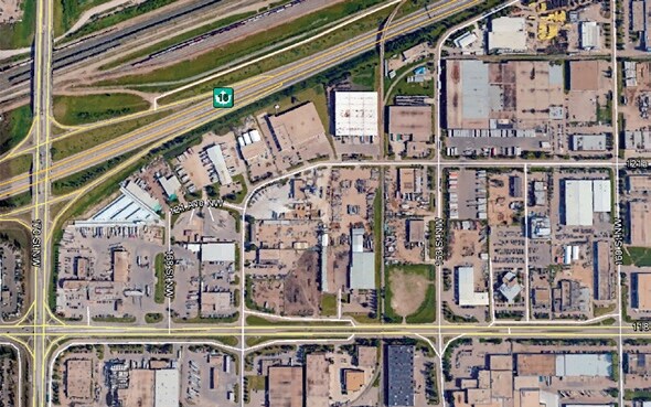 12100-12122 163 St NW, Edmonton, AB à louer - Aérien - Image 2 de 12