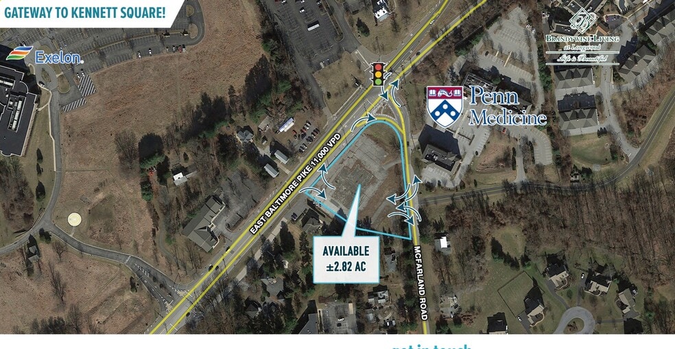 718 E Baltimore Pike, Kennett Square, PA à louer - Photo du bâtiment - Image 1 de 4