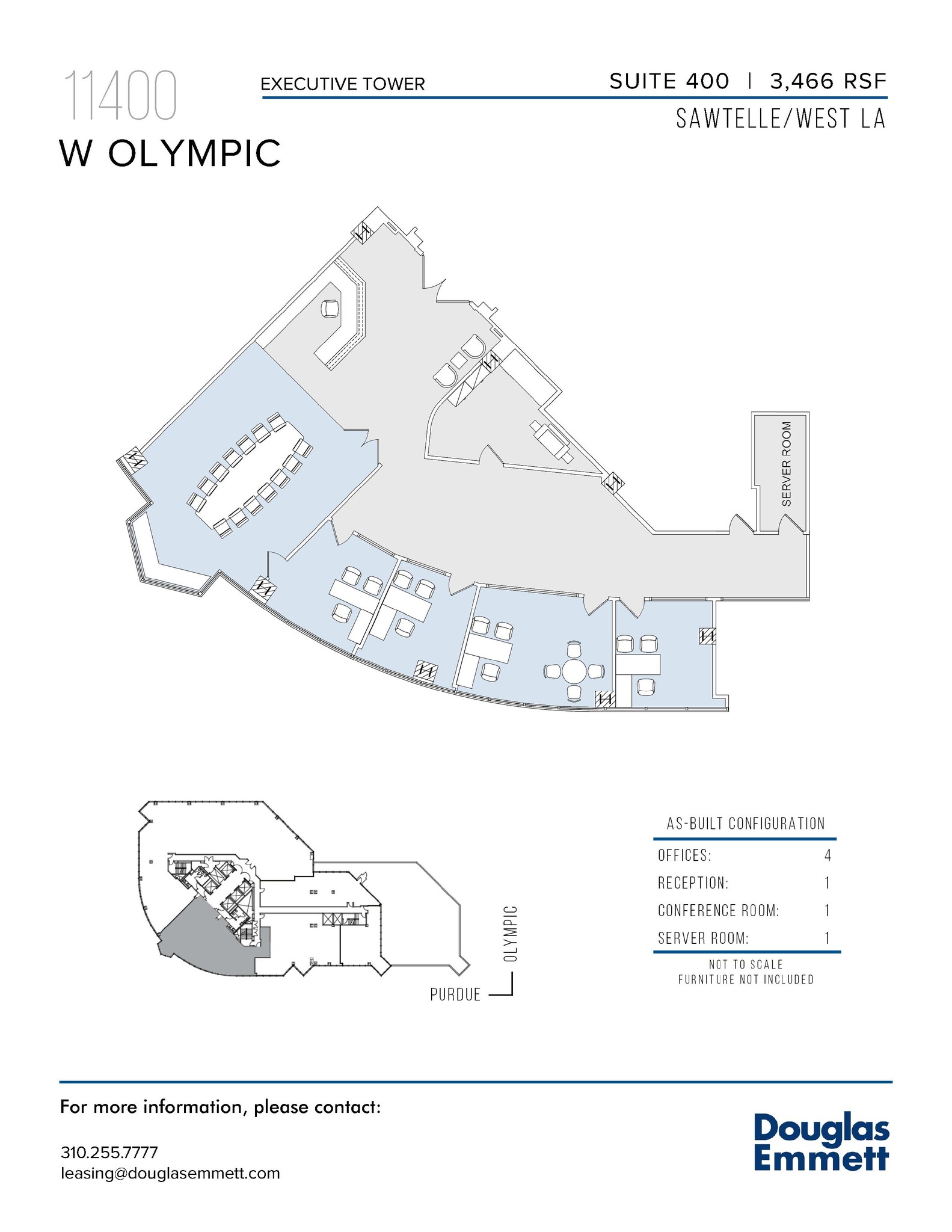 11400 W Olympic Blvd, Los Angeles, CA à louer Plan d’étage- Image 1 de 1