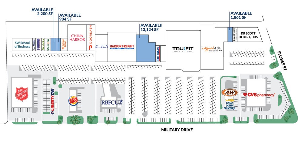 101-191 SW Military Dr, San Antonio, TX for lease - Primary Photo - Image 1 of 50
