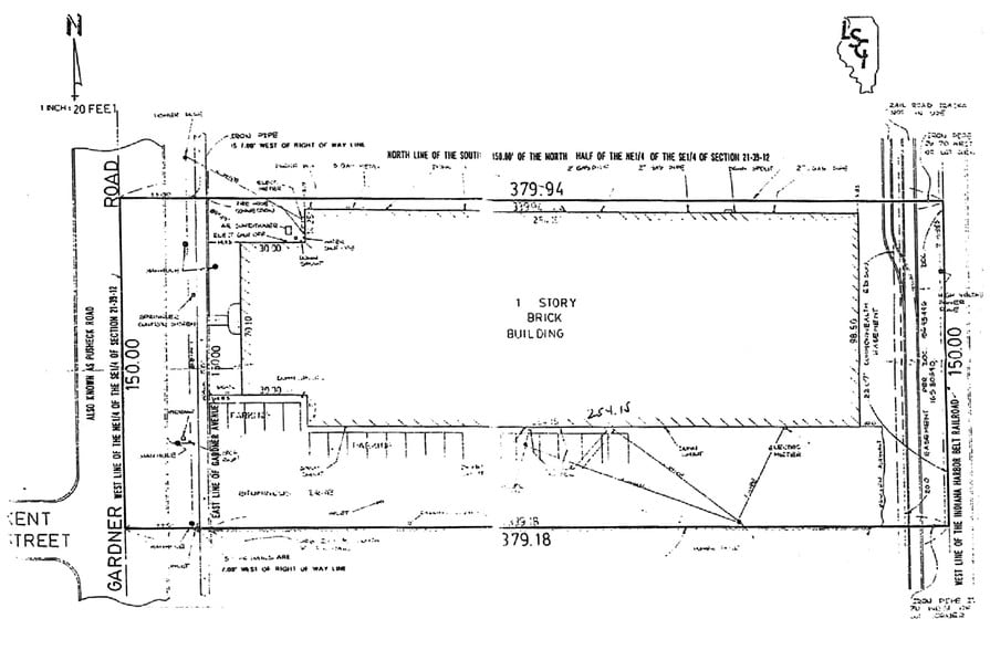 2657-2659 Gardner Rd, Broadview, IL à louer - Plan cadastral - Image 2 de 5