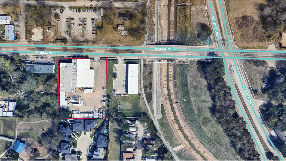 4723 Pinemont Dr, Houston, TX for lease - Aerial - Image 2 of 3