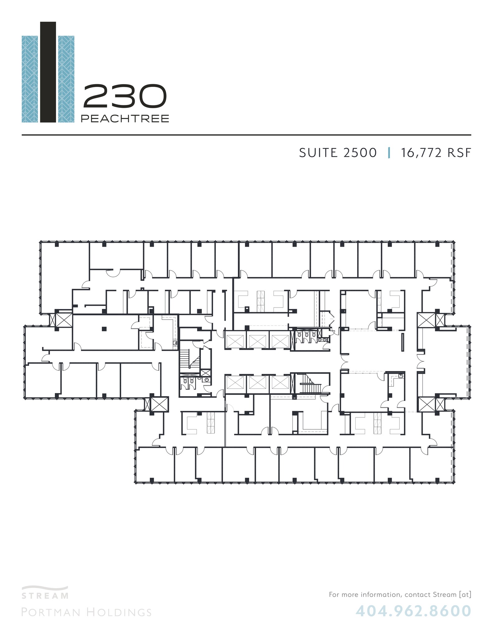 230 Peachtree St NW, Atlanta, GA à louer Plan de site- Image 1 de 1